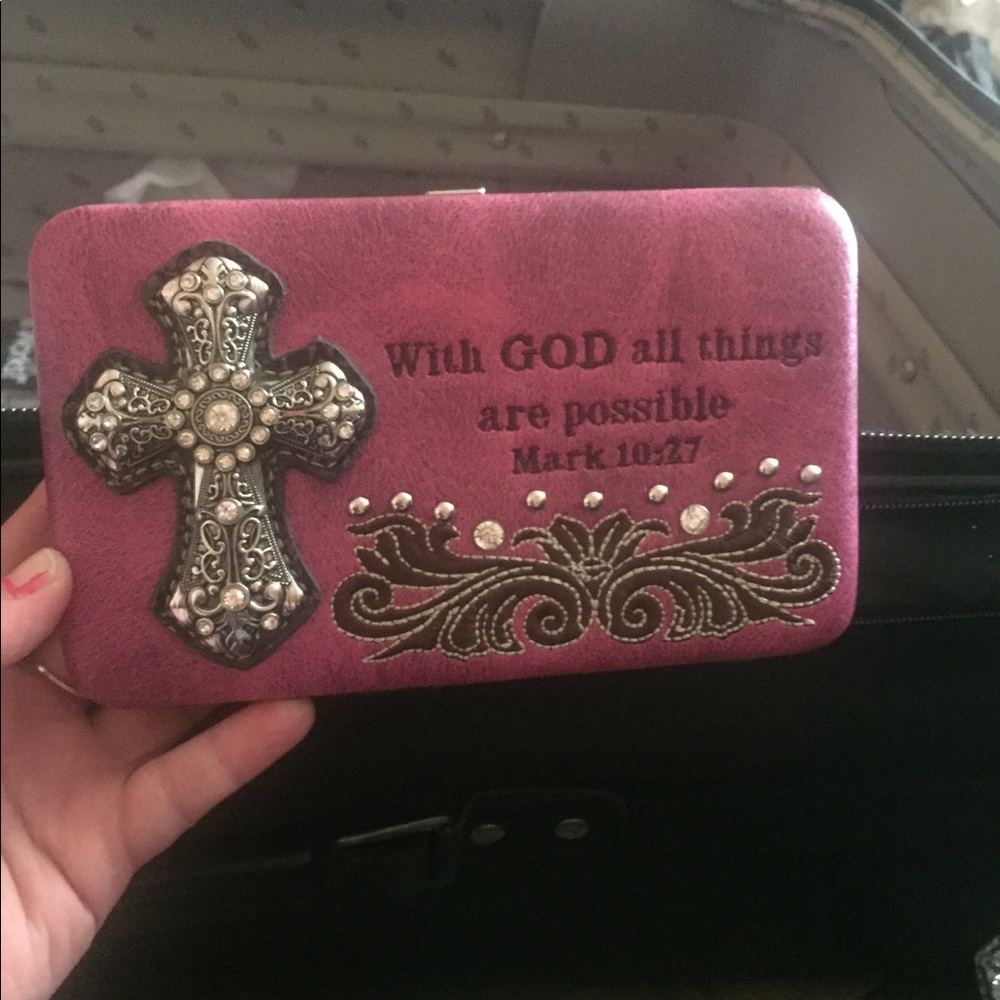 Pink wallet